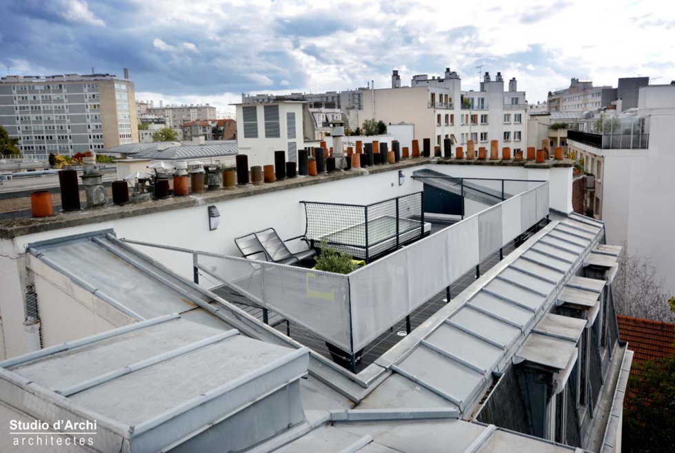 A Paris: un duplex avec terrasse