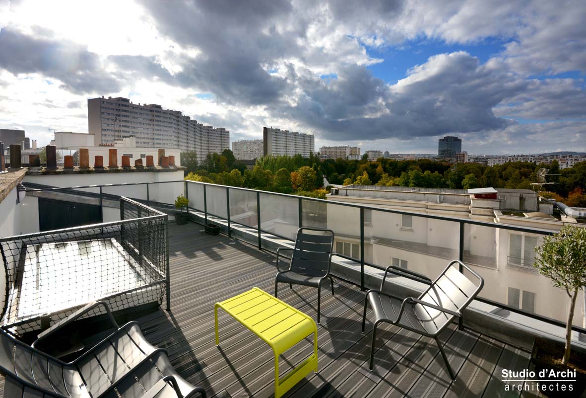 A Paris: un duplex avec terrasse